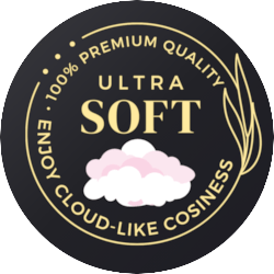 Ultra soft, 100% premium quality, enjoy cloud like cosiness with your weighted anxiety blanket