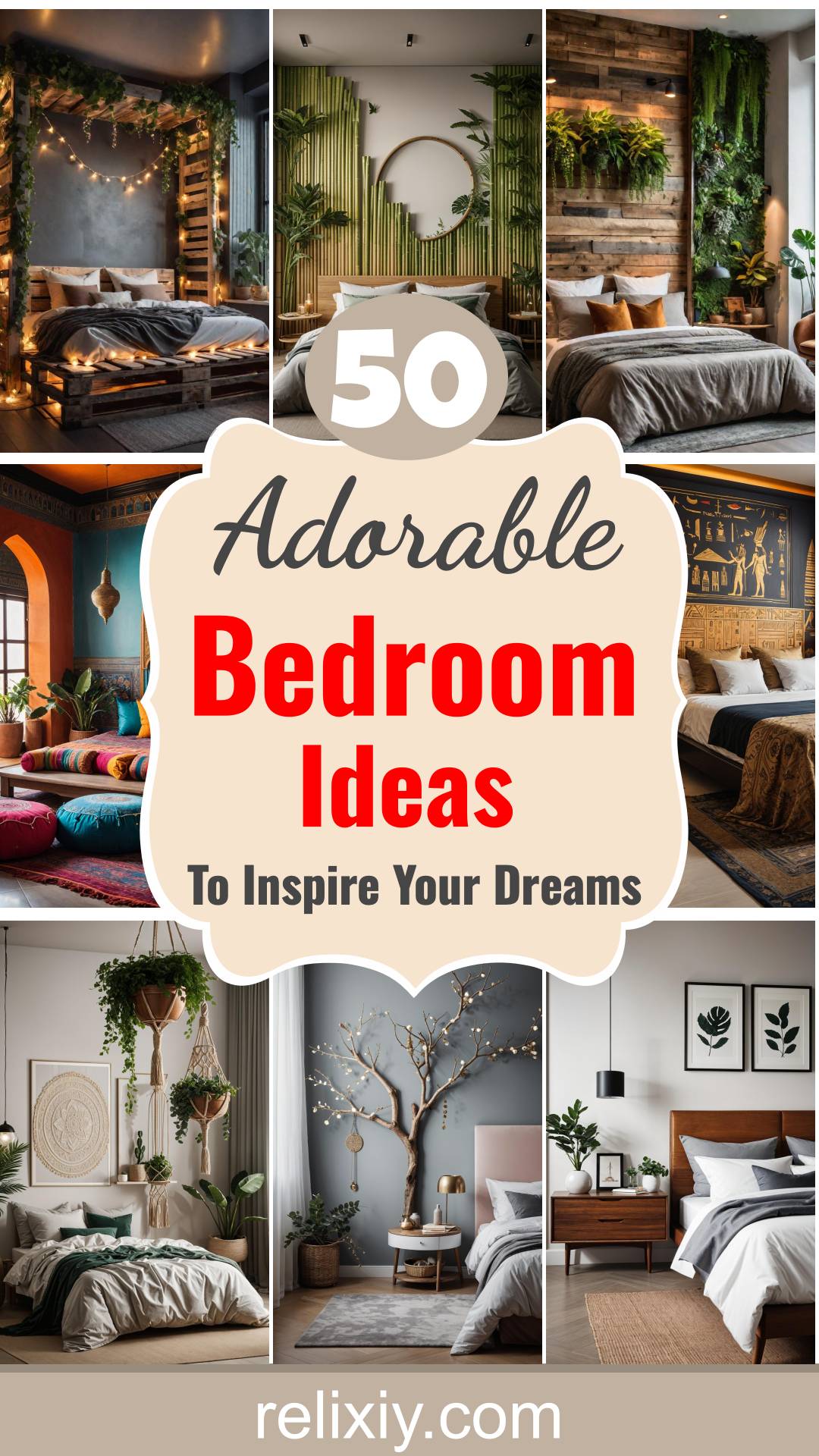 50 Adorable Bedroom Ideas to Inspire Your Dream Space | Relixiy