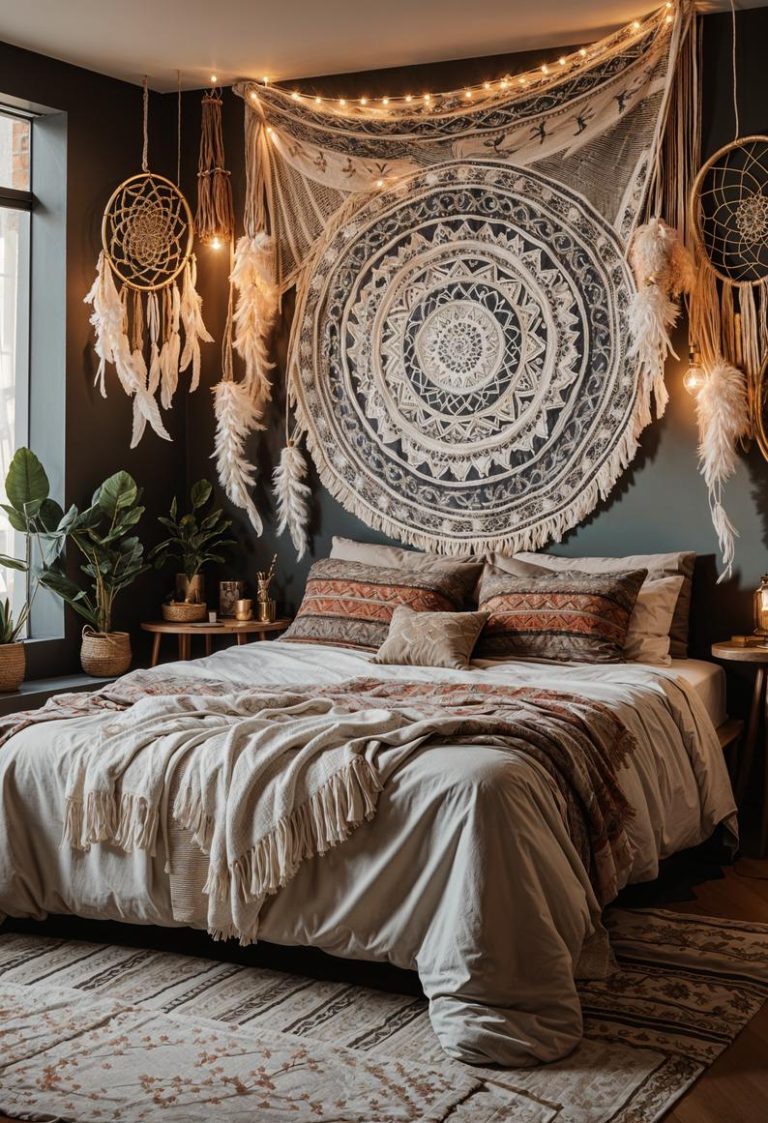 45 Creative Boho Bedroom Ideas to Inspire You | Relixiy