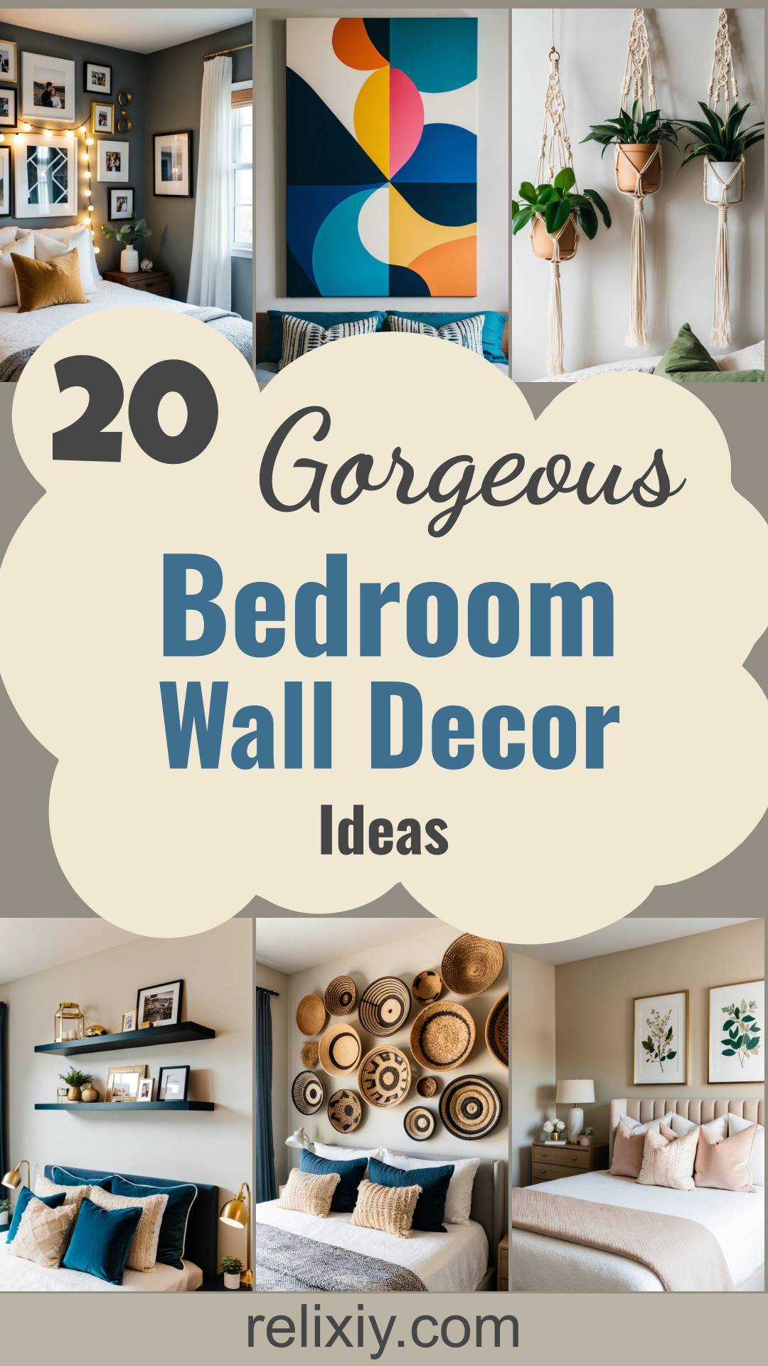 20 Gorgeous Bedroom Wall Decor Ideas You Need To See | Relixiy