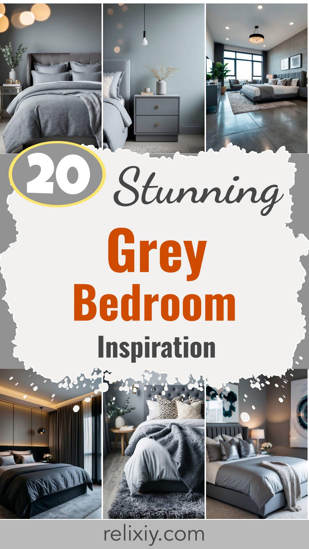 20 Stunning Grey Bedroom Ideas to Inspire You | Relixiy