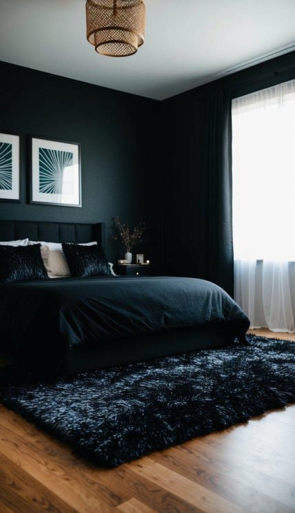 20 Best Black Bedroom Ideas For A Cozy Dark Space | Relixiy