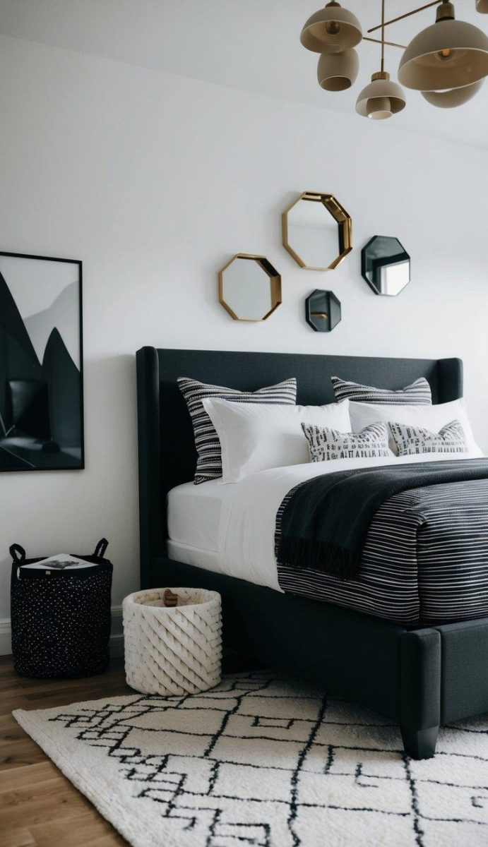 20 Trendy Black and White Bedroom Ideas to Transform Your Space | Relixiy