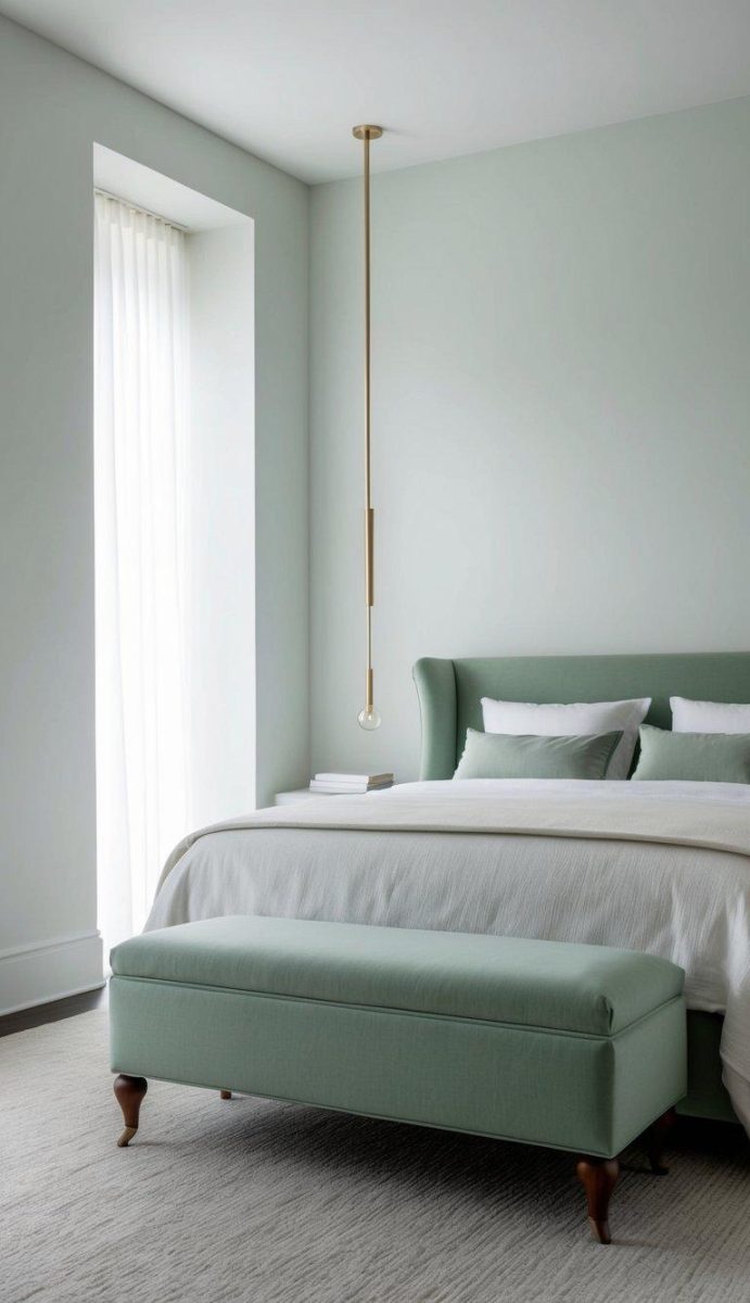20 Stunning Sage Green Bedroom Inspirations for You | Relixiy