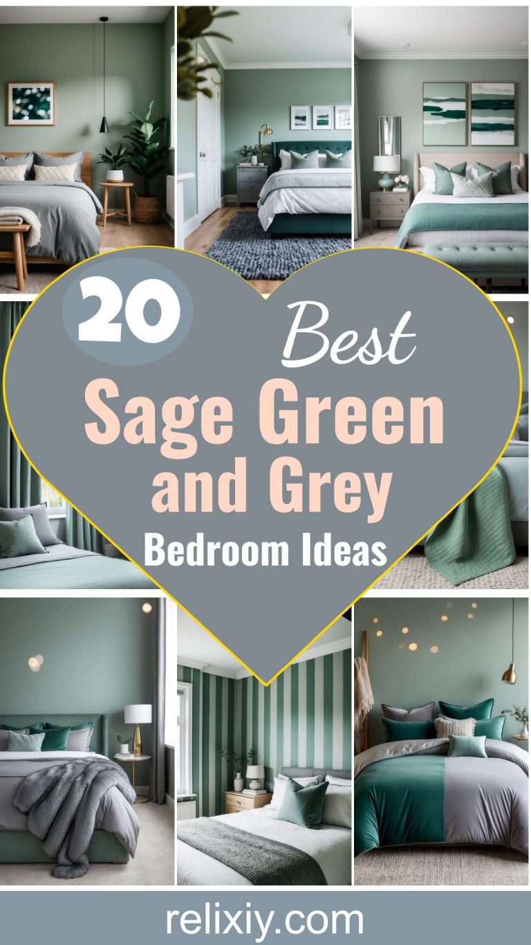 20 Best Sage Green and Grey Bedroom Ideas To Copy | Relixiy