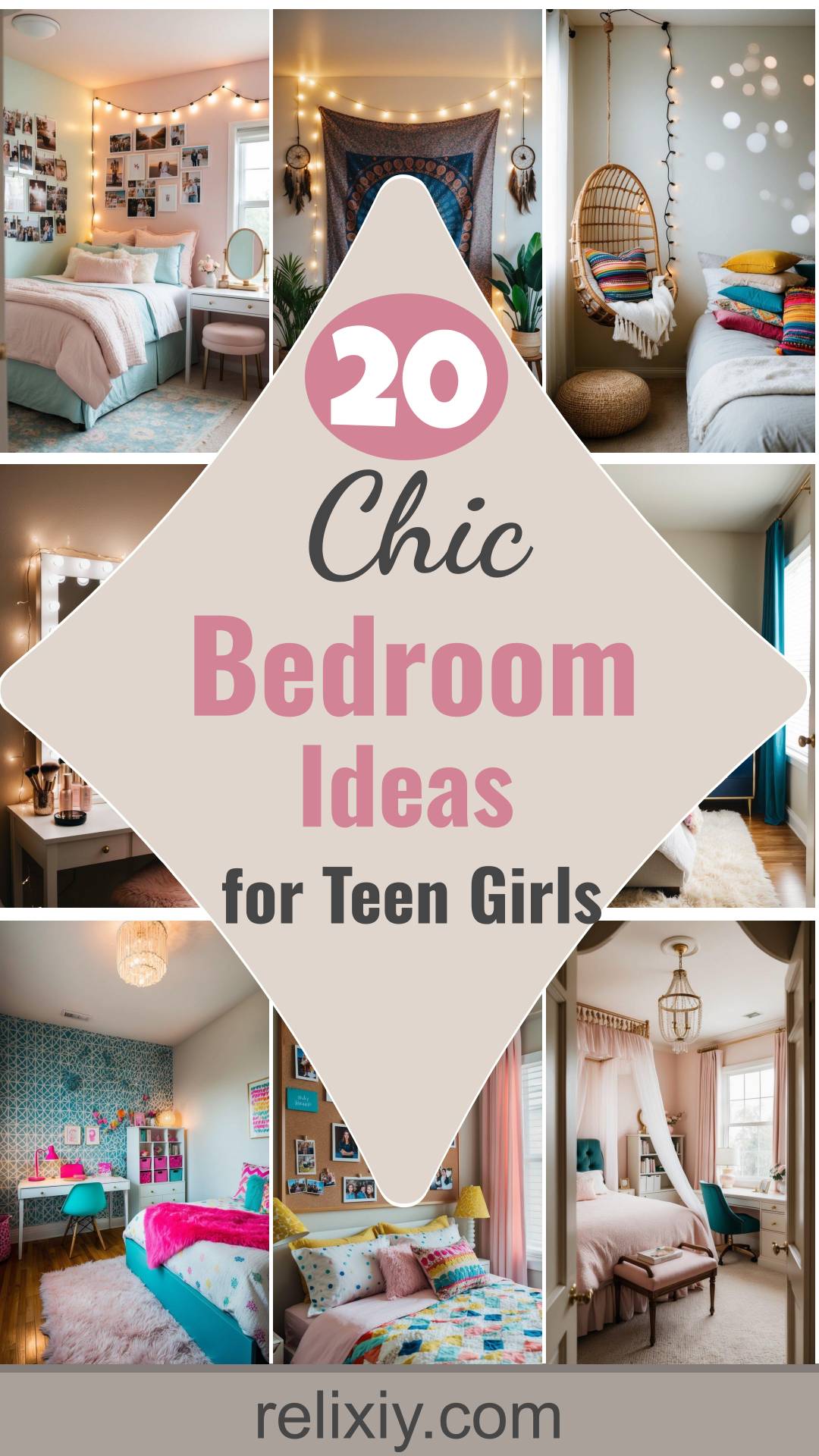 20 Chic Bedroom Makeover Ideas for Teen Girls | Relixiy Blog