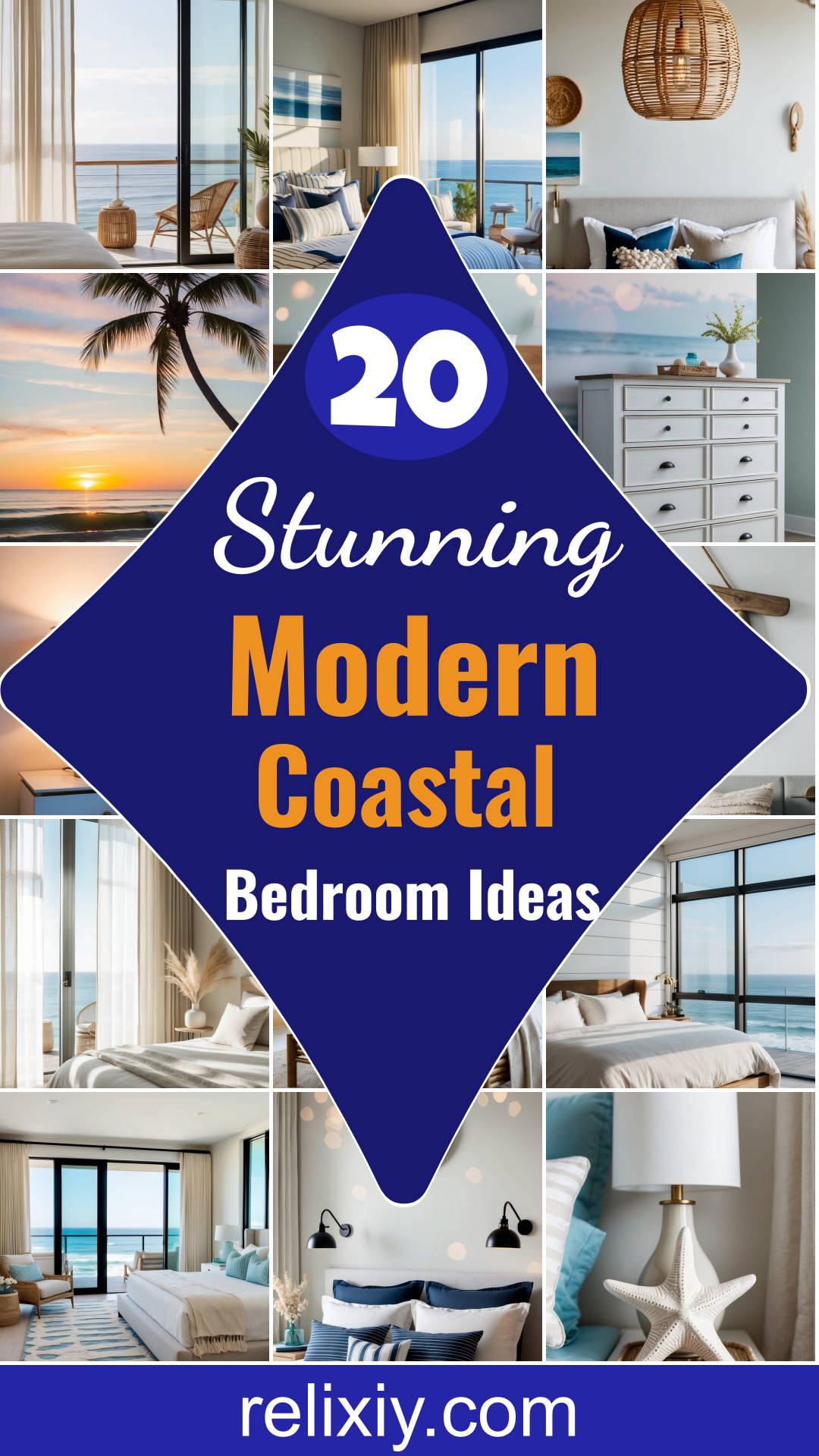 20 Stunning Modern Coastal Bedroom Ideas You’ll Love | Relixiy