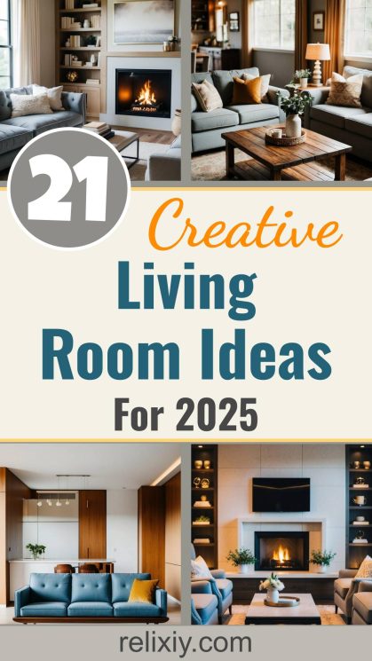 21 Creative Living Room Ideas to Transform Your Space In 2025 | Relixiy ...