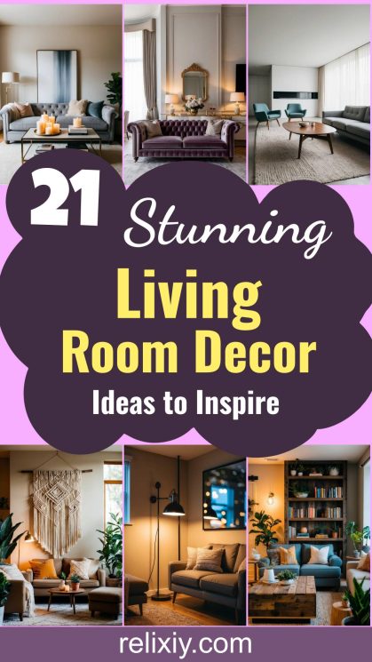 21 Stunning Living Room Decor Ideas to Inspire You | Relixiy Blog