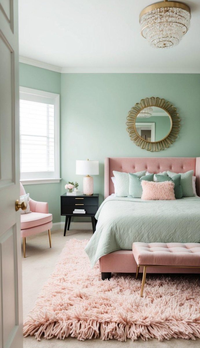 20 Sage Green And Pink Bedroom Ideas for a Dreamy Makeover | Relixiy