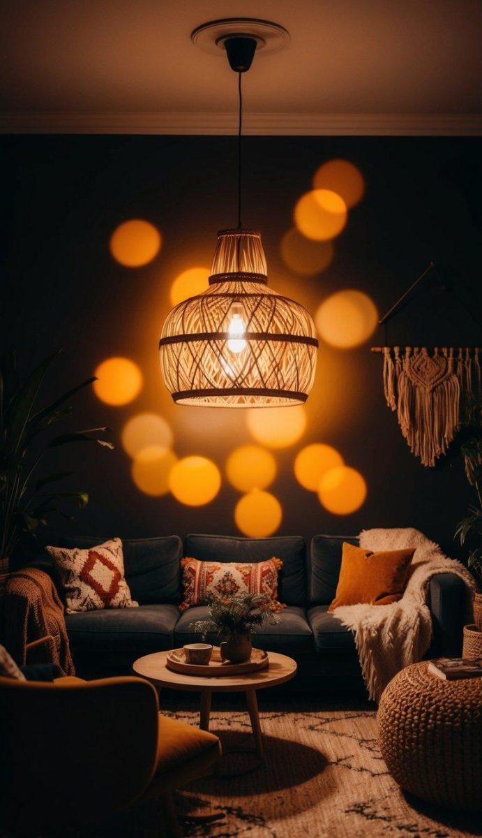 21 Cozy Dark Boho Living Room Ideas to Inspire You | Relixiy