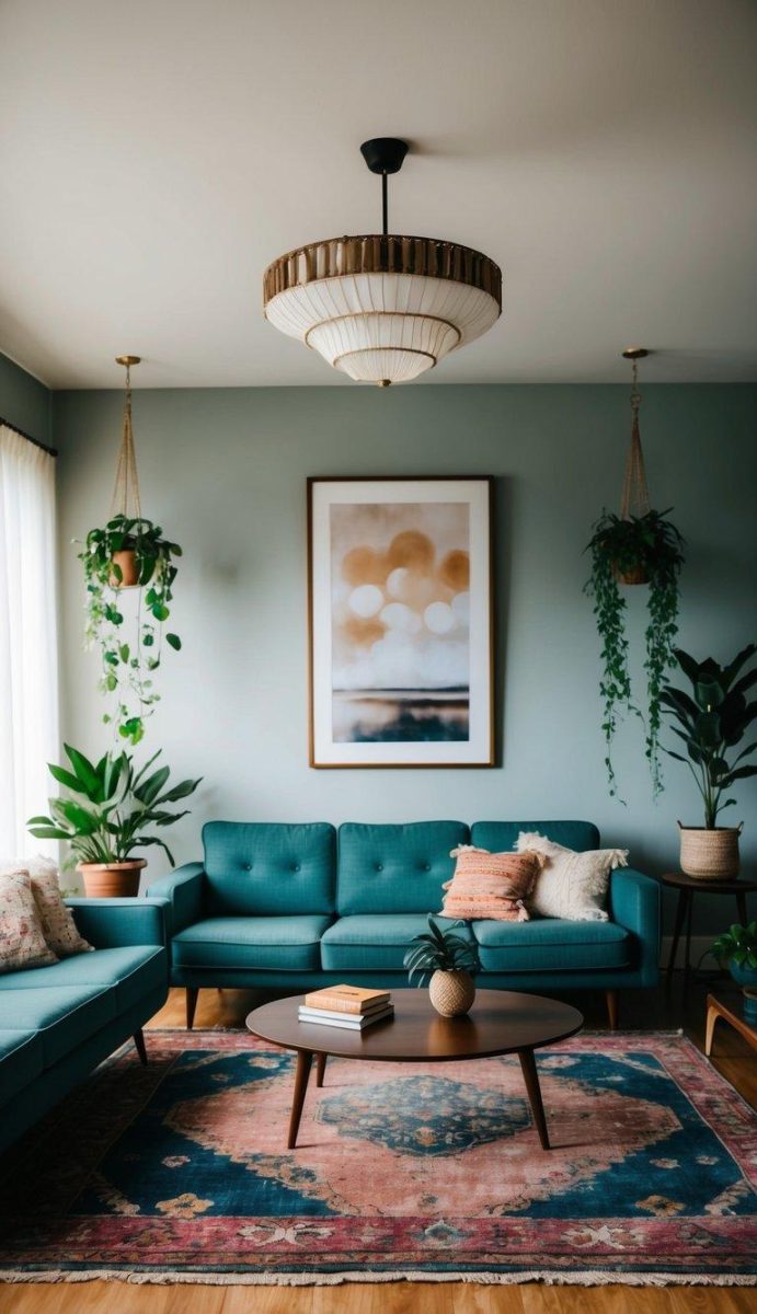 21 Chic Boho Mid-Century Modern Living Room Ideas | Relixiy Blog