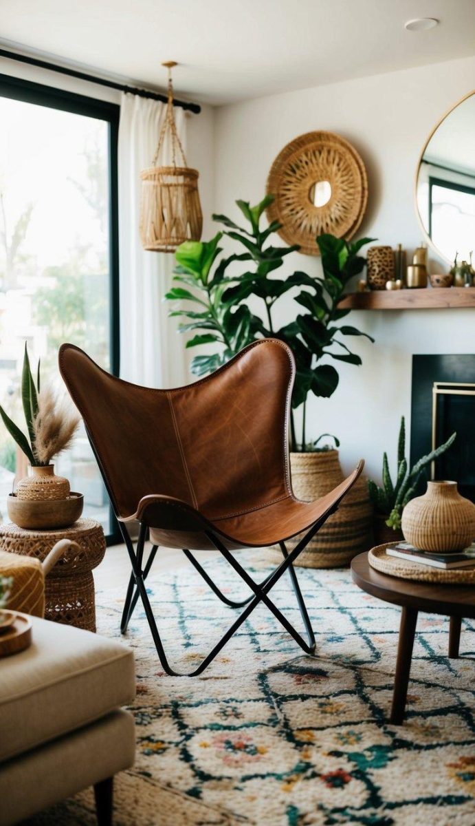 21 Chic Boho Mid-Century Modern Living Room Ideas | Relixiy