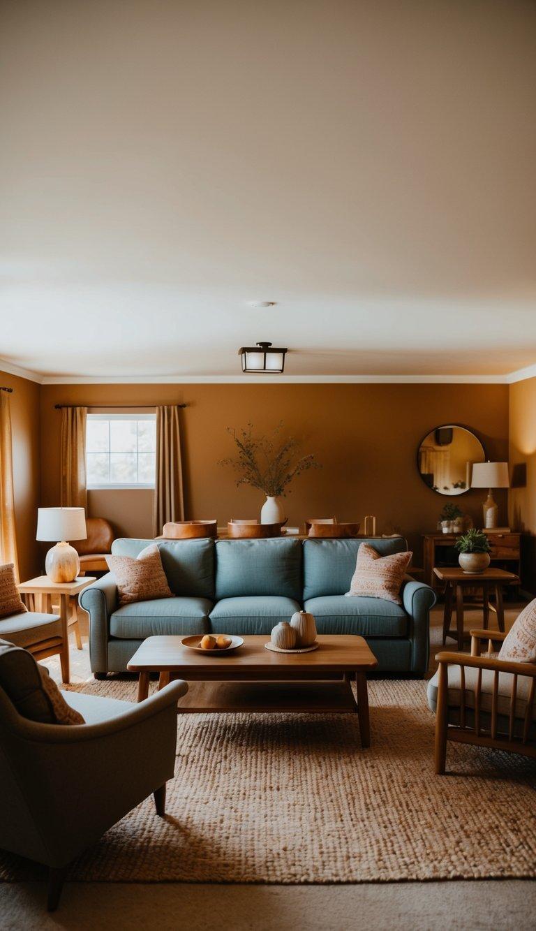 21 Cozy Earthy Living Room Ideas Youll Love-0