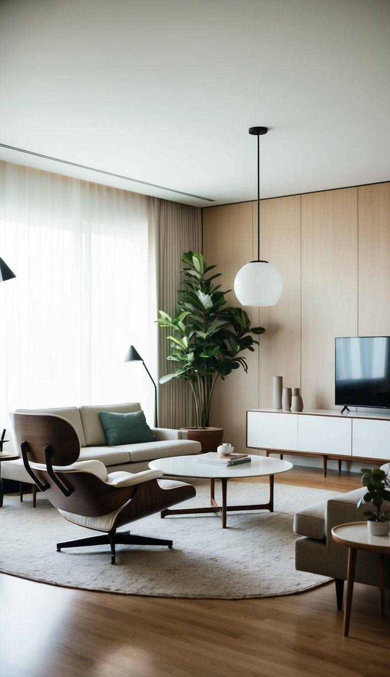 21 Mid-Century Modern Apartment Ideas Youll Love-1