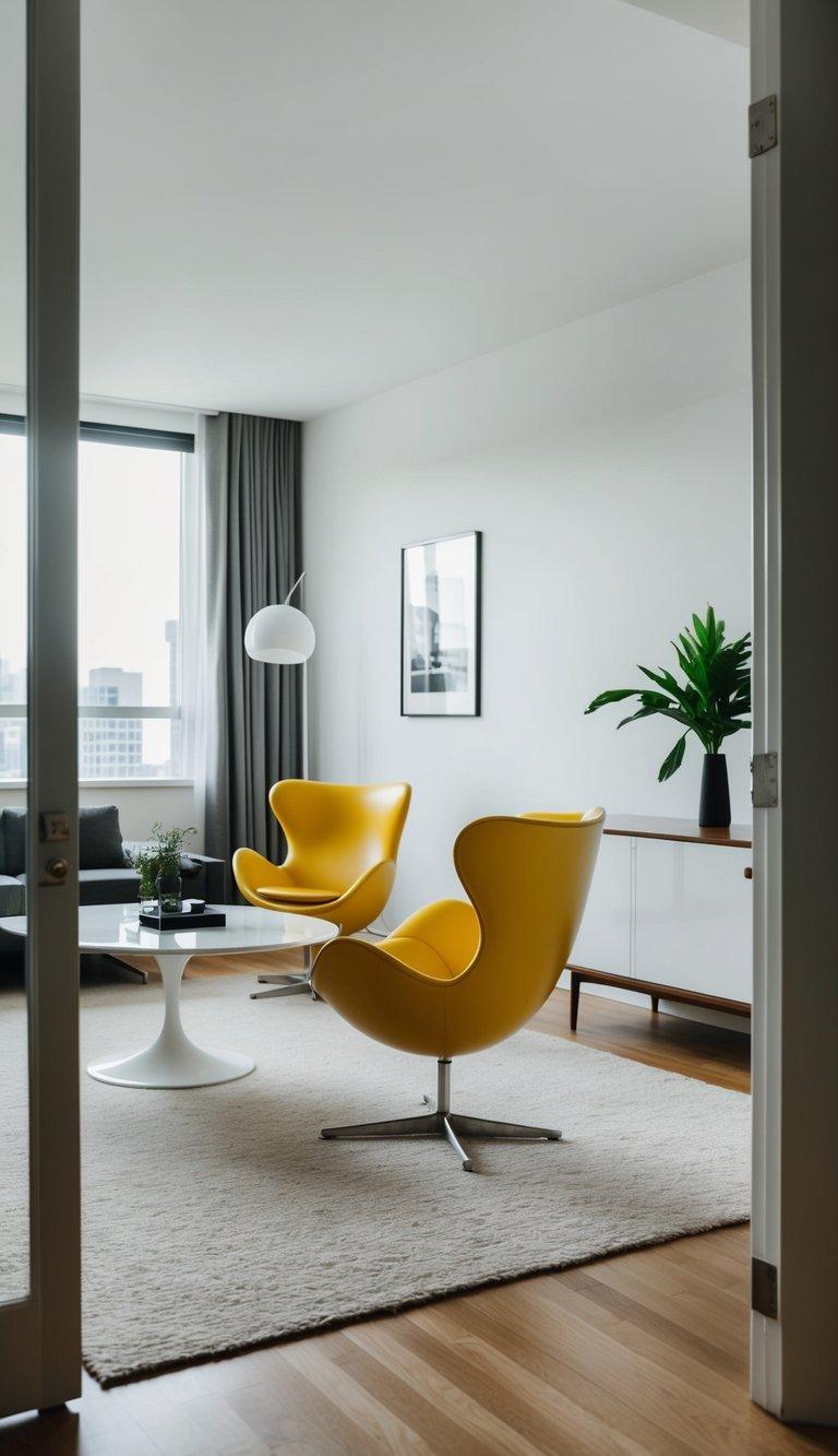 21 Mid-Century Modern Apartment Ideas Youll Love-8